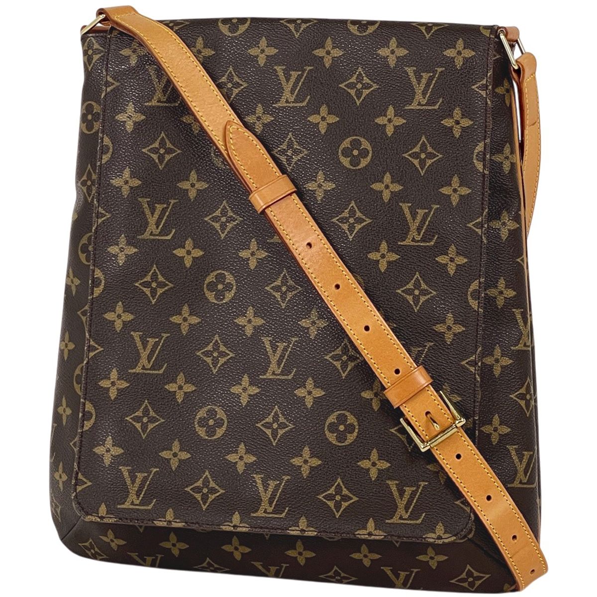 Louis Vuitton Musette Crossbody Shoulder Bag Monogram Brown