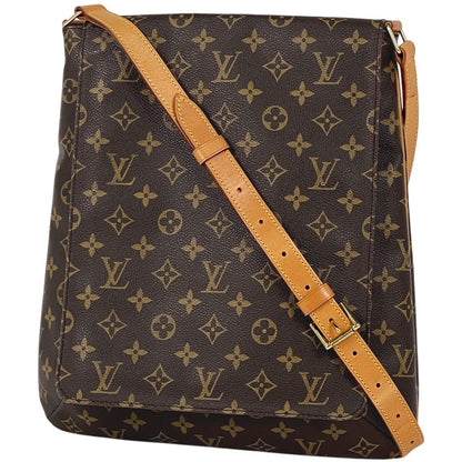 Louis Vuitton Musette Crossbody Shoulder Bag Monogram Brown