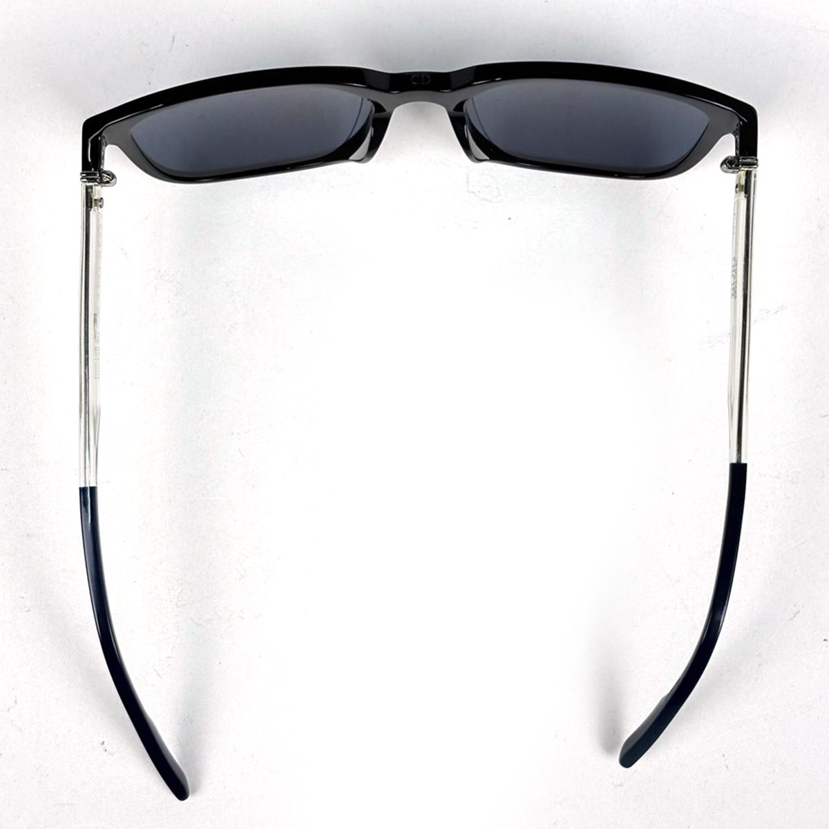 Dior Logo Sunglasses Eyewear Acetate Black Blue — view 3
