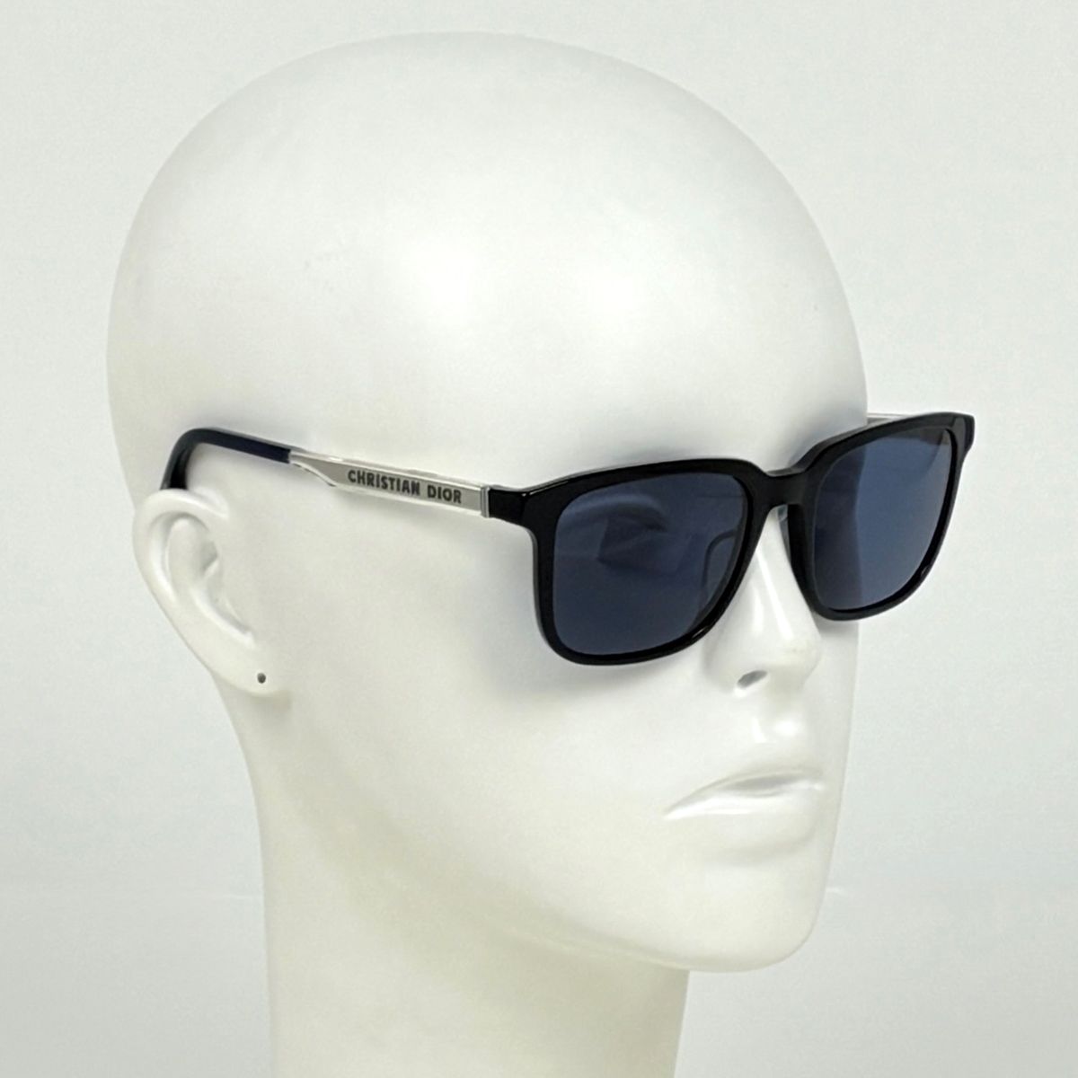 Dior Logo Sunglasses Eyewear Acetate Black Blue — view 6