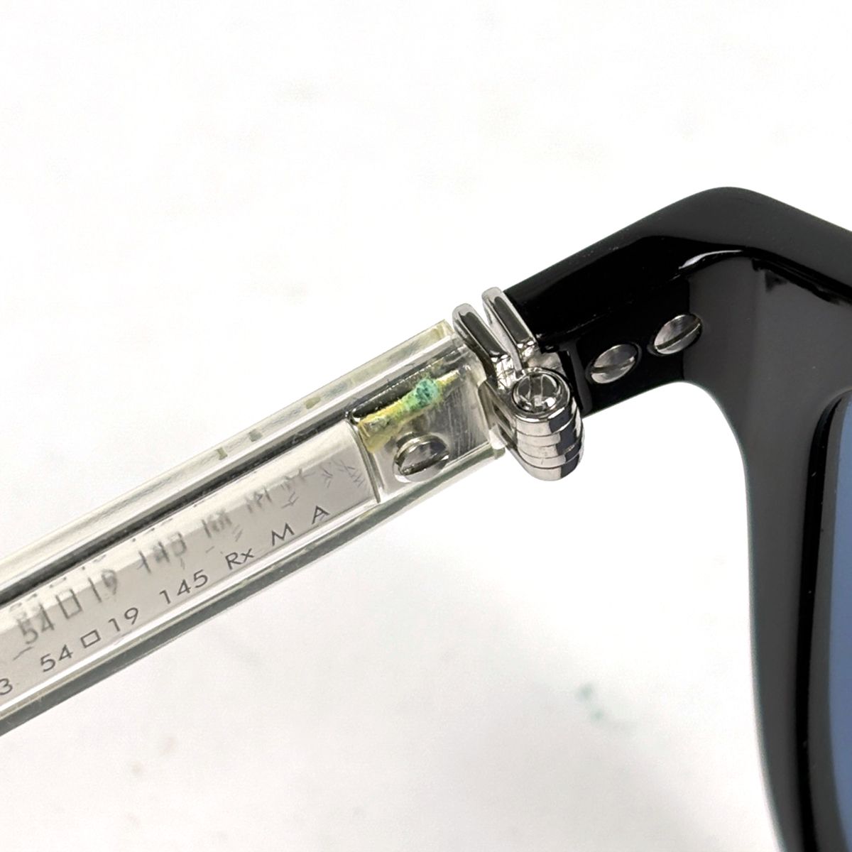 Dior Logo Sunglasses Eyewear Acetate Black Blue — view 5