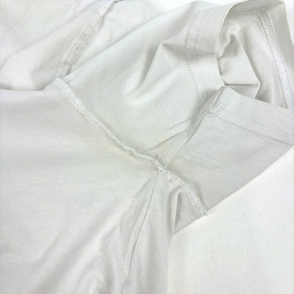 Louis Vuitton Logo Short Sleeve T-Shirt Virgil Avro Flow Top Cotton White — view 3