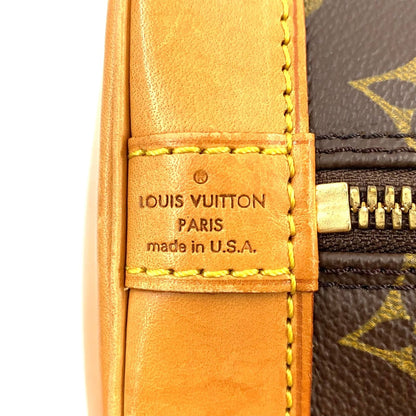 Louis Vuitton Alma PM Monogram Leather Brown Light Handbag Gold — view 4