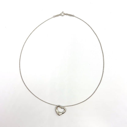 Tiffany & Co Elsa Peretti Open Silver Necklace — view 3