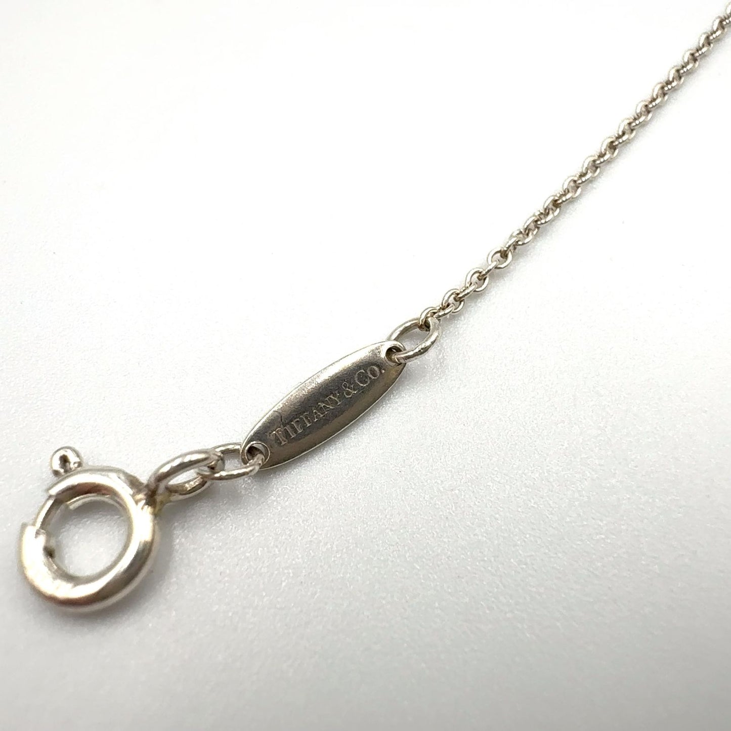 Tiffany & Co Elsa Peretti Open Silver Necklace — view 4