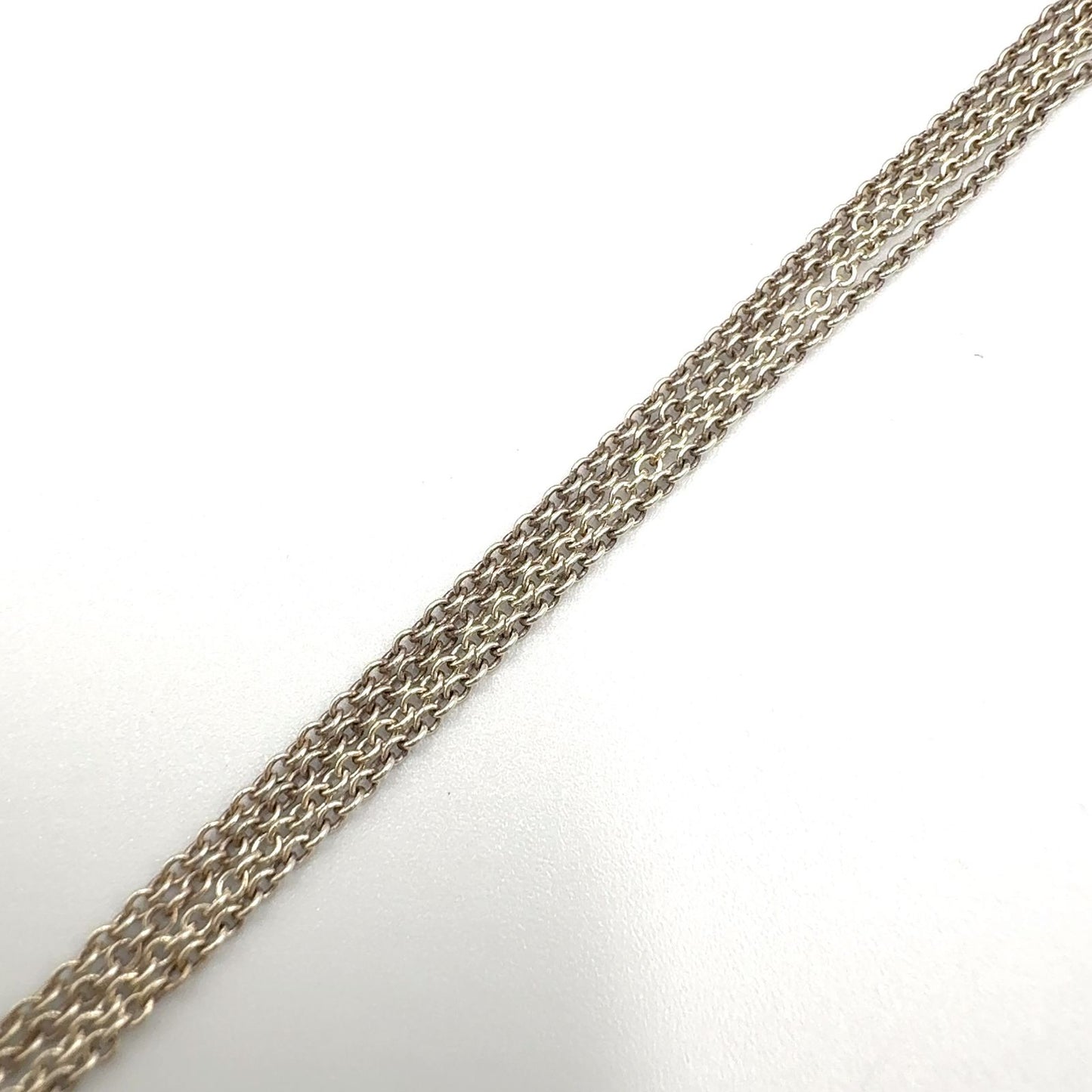 Tiffany & Co Elsa Peretti Open Silver Necklace — view 6