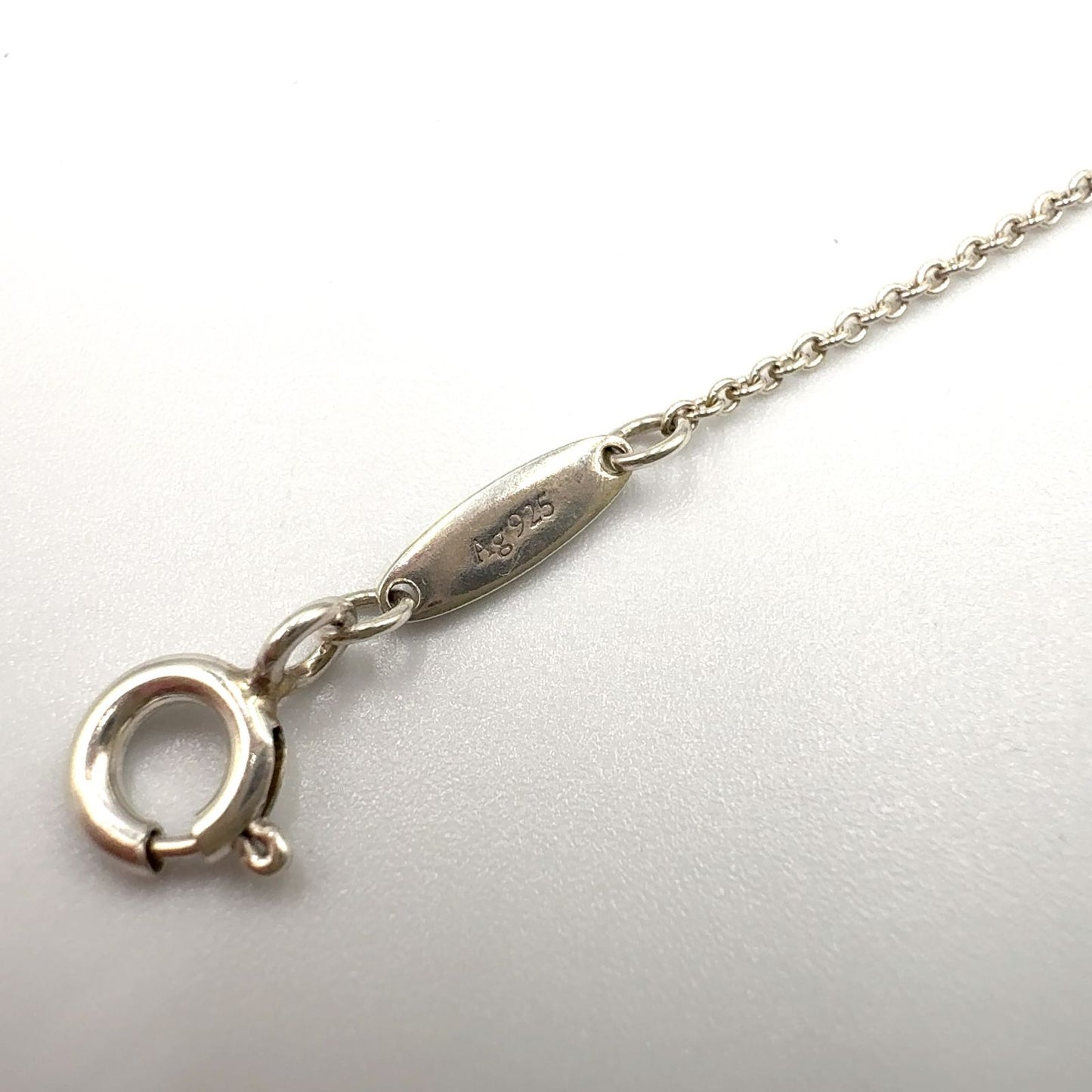 Tiffany & Co Elsa Peretti Open Silver Necklace — view 5