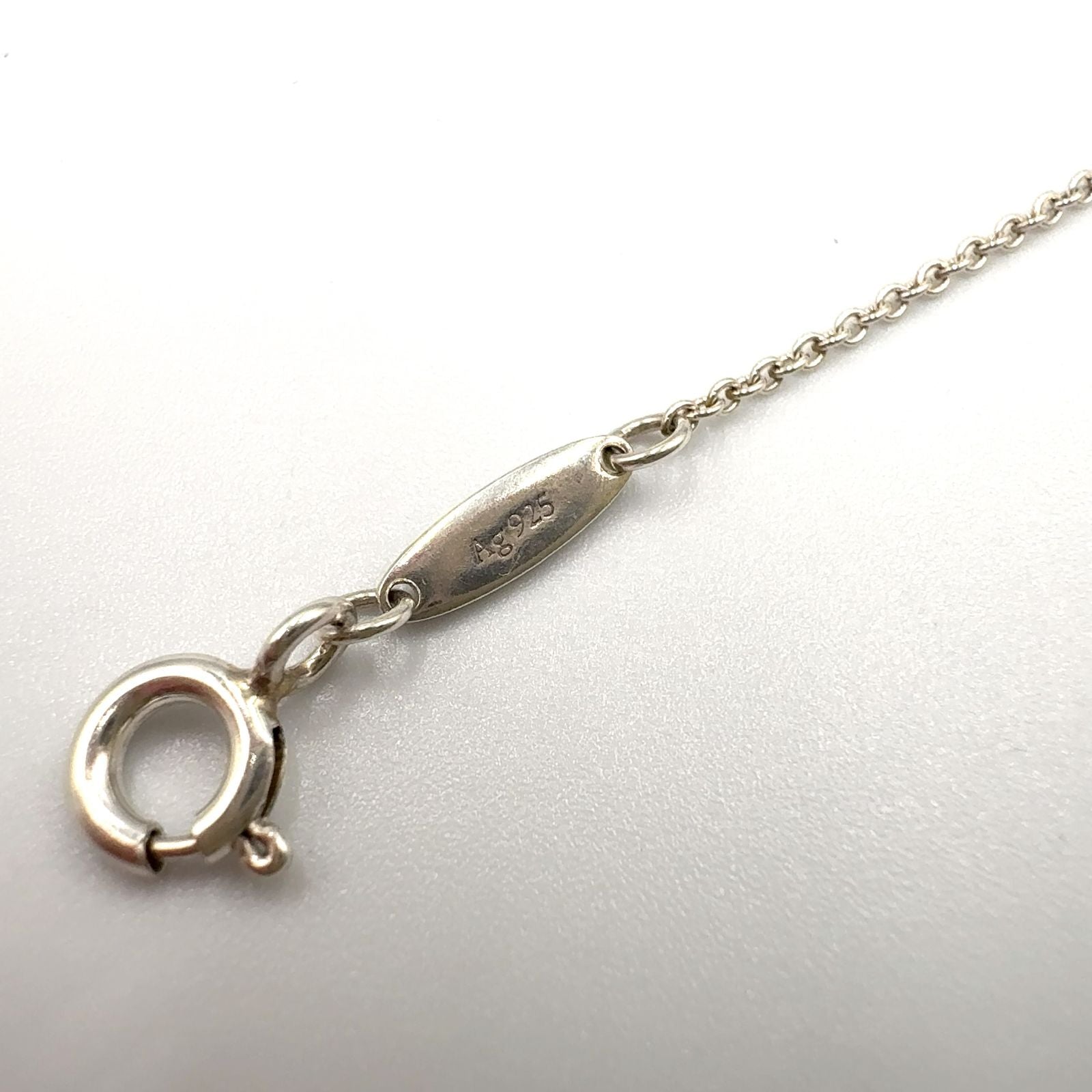 Tiffany & Co Elsa Peretti Open Silver Necklace — view 5