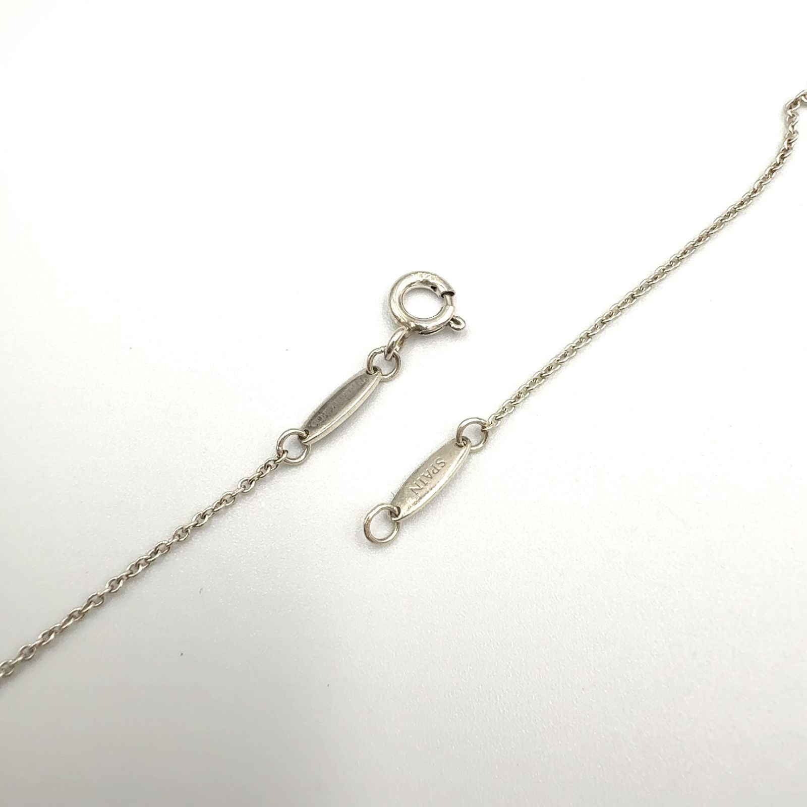 Tiffany & Co Elsa Peretti Open Silver Necklace — view 8