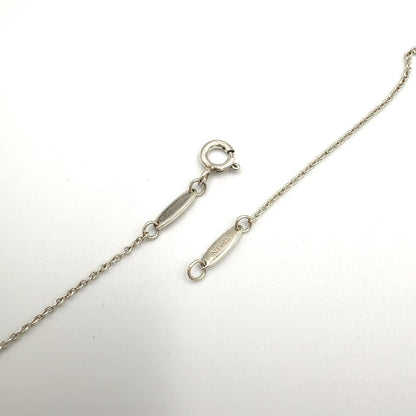 Tiffany & Co Elsa Peretti Open Silver Necklace — view 8