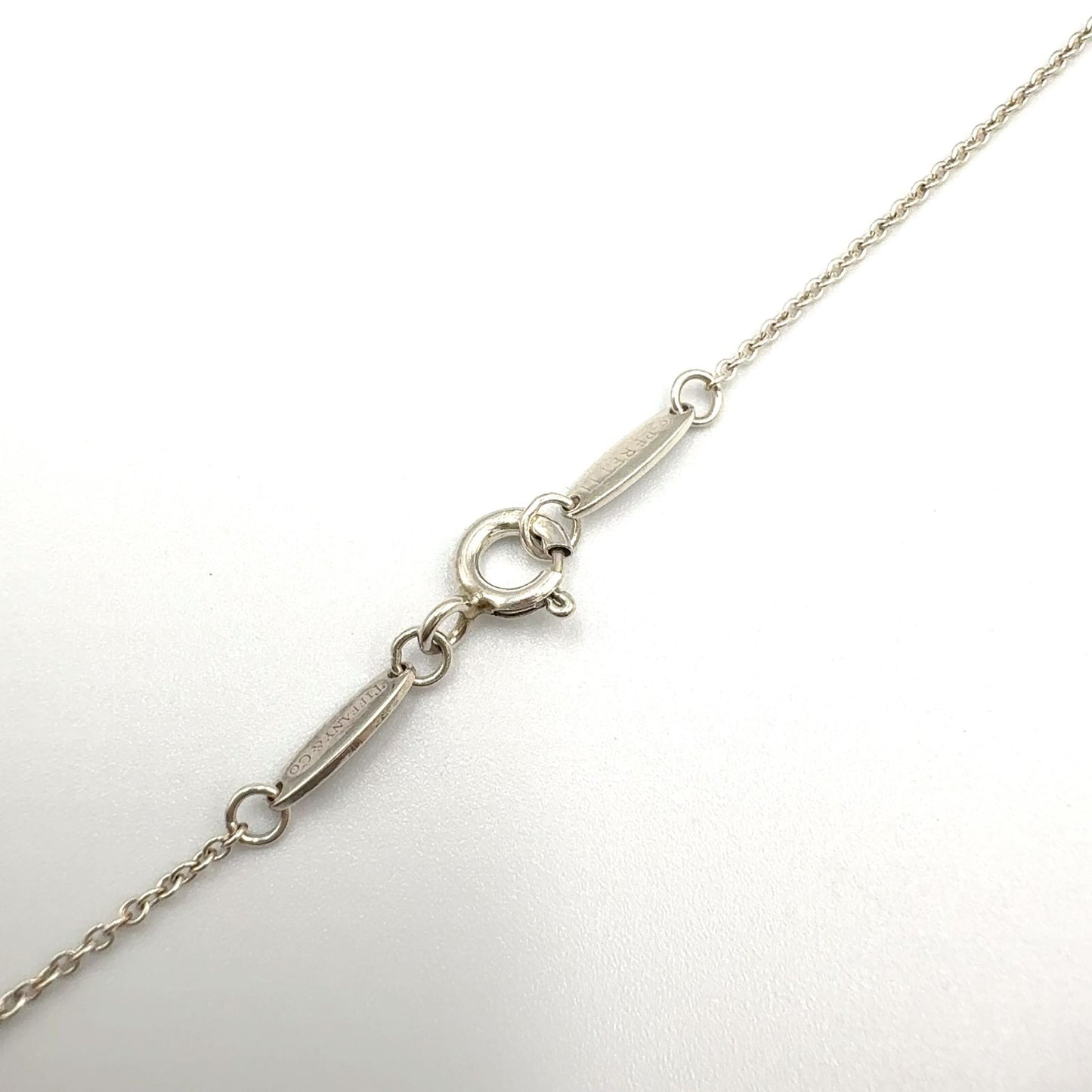 Tiffany & Co Elsa Peretti Open Silver Necklace — view 7