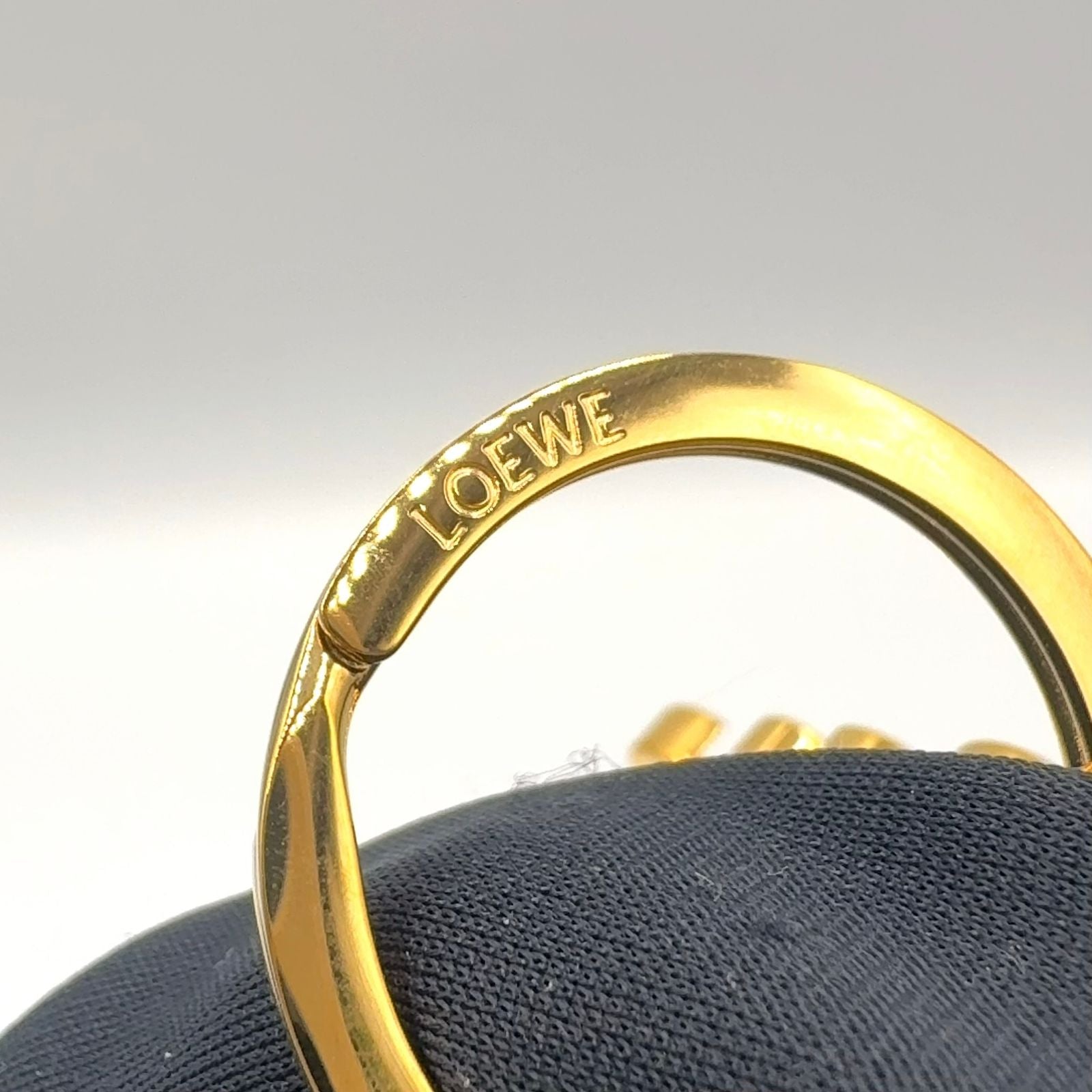 Loewe Anagram Gold Plated Key — view 3