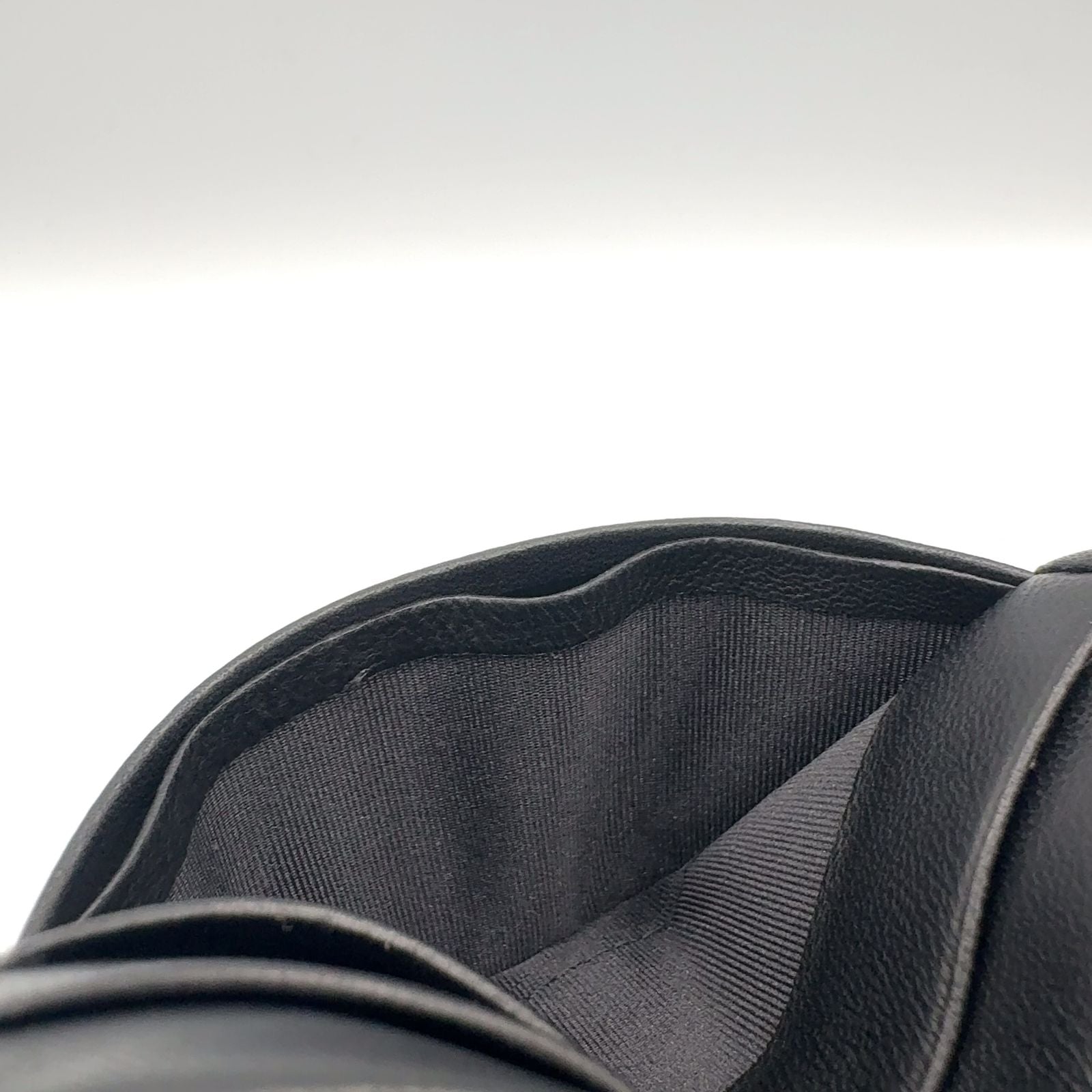 Loewe Bifold Card Case Leather Black Wallet — view 6