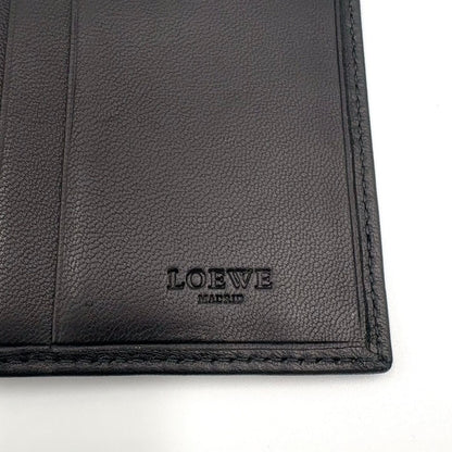 Loewe Bifold Card Case Leather Black Wallet — view 4