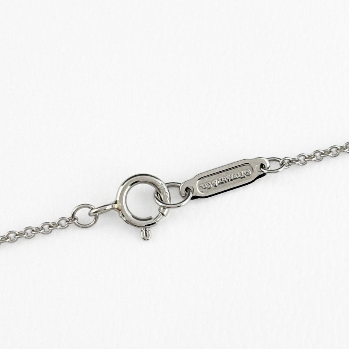 Tiffany & Co Fleur de Lis Stem Necklace Pendant Melee Diamond — view 5