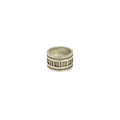 Tiffany & Co Vintage Atlas Wide Ring 925 Silver — view 6