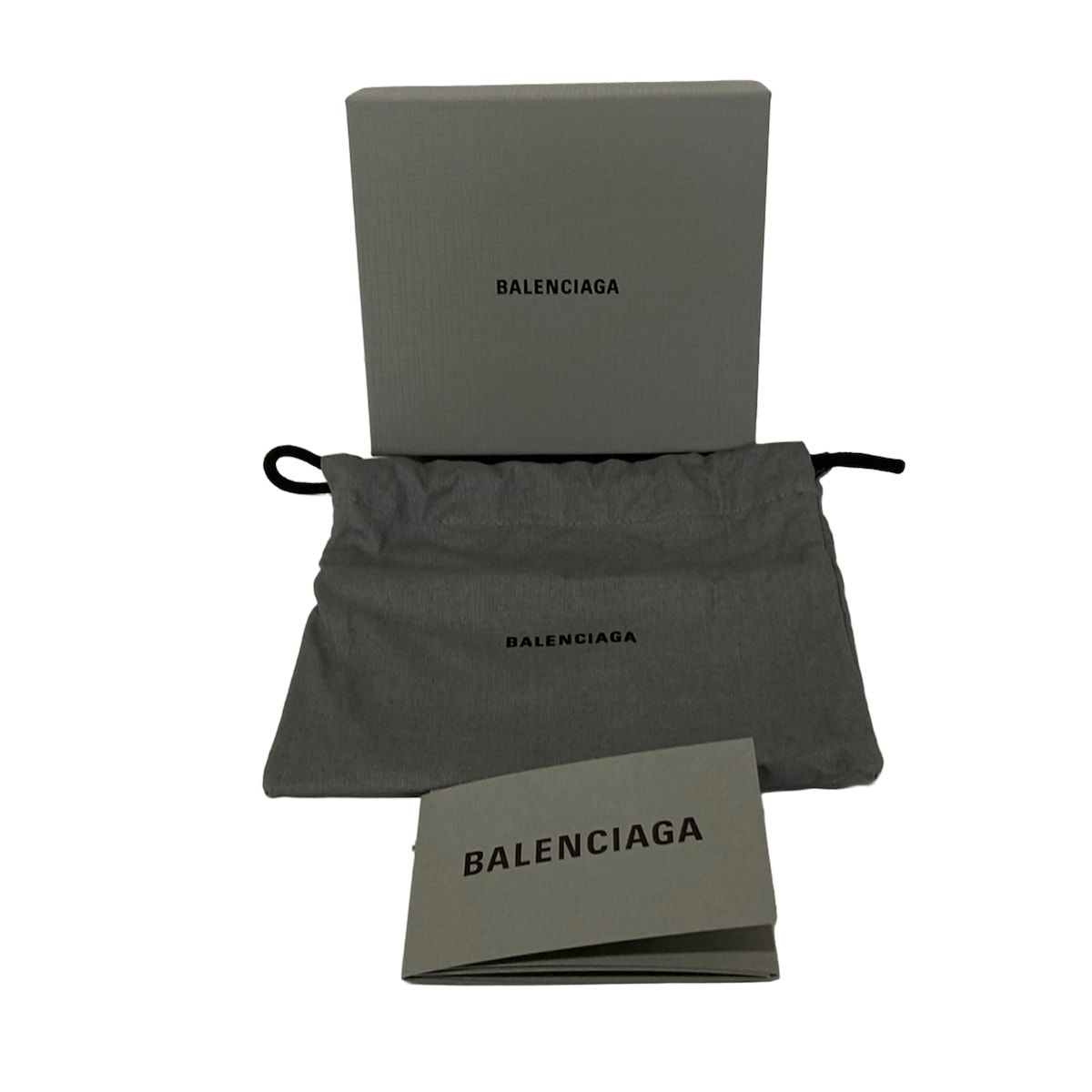 Balenciaga Coin Case Everyday Zip Continental Card Black White Zip Around — view 5