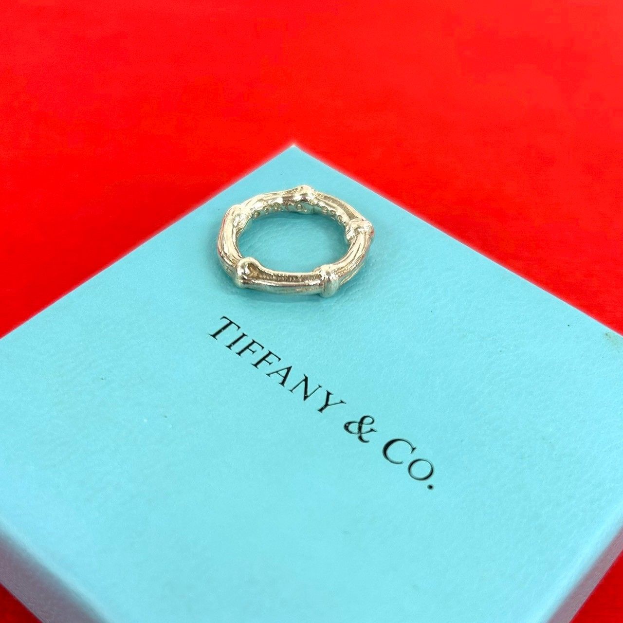Tiffany & Co Bamboo 925 Sterling Silver Ring