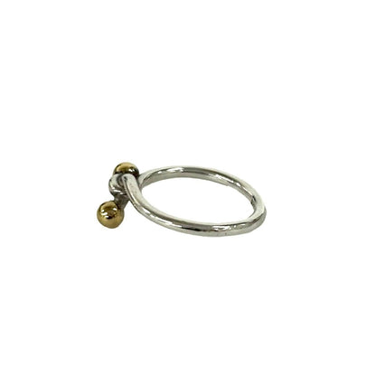 Tiffany & Co Love Knot Ring 925 Sterling Silver Gold
