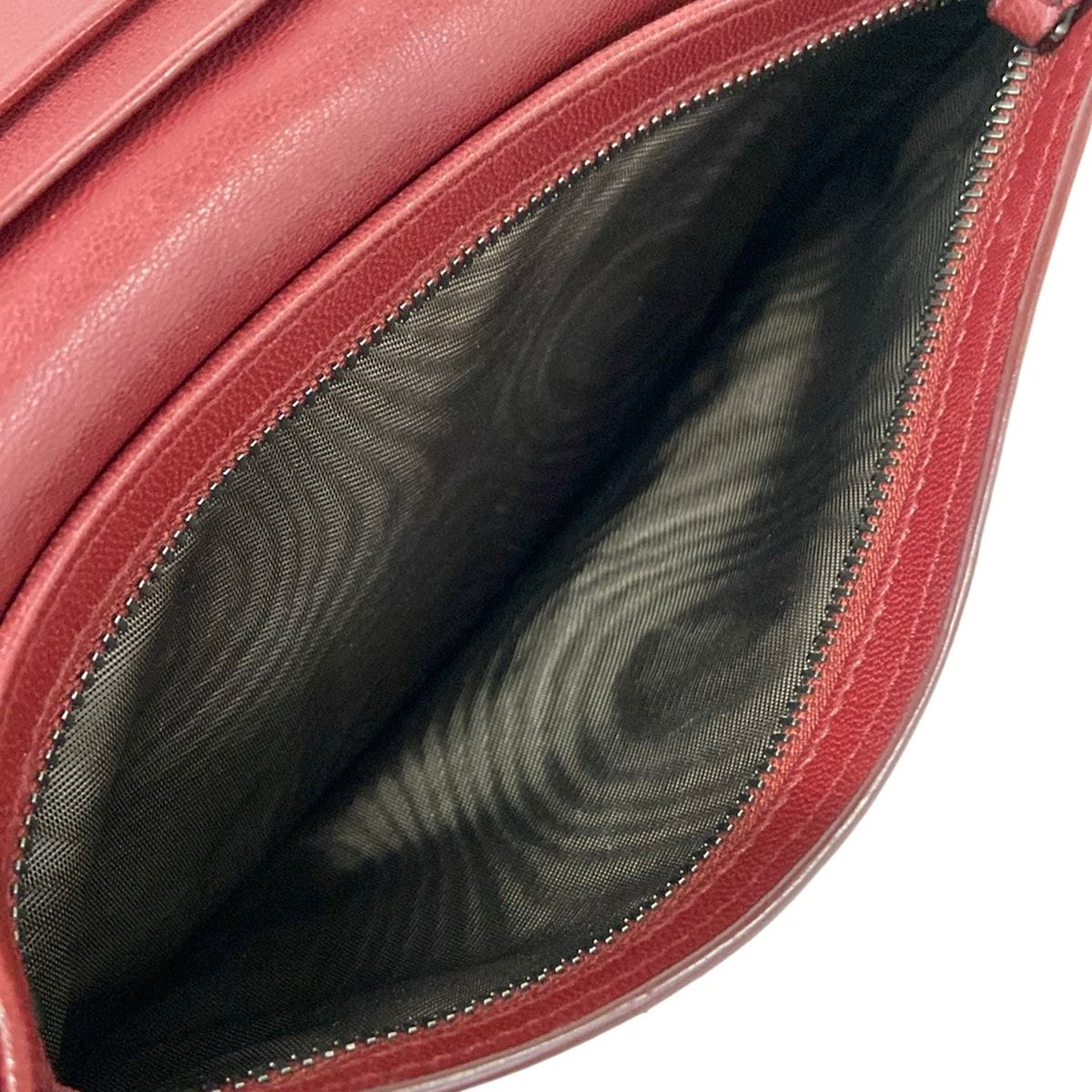 Bottega Veneta Wallet Intrecciato Red Leather — view 4