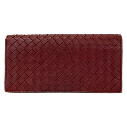Bottega Veneta Wallet Intrecciato Red Leather — view 2