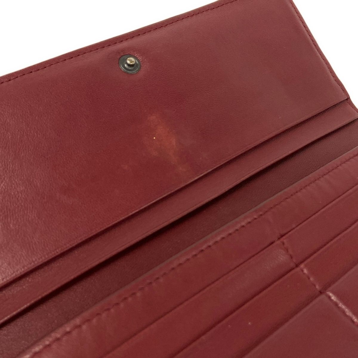 Bottega Veneta Wallet Intrecciato Red Leather — view 7