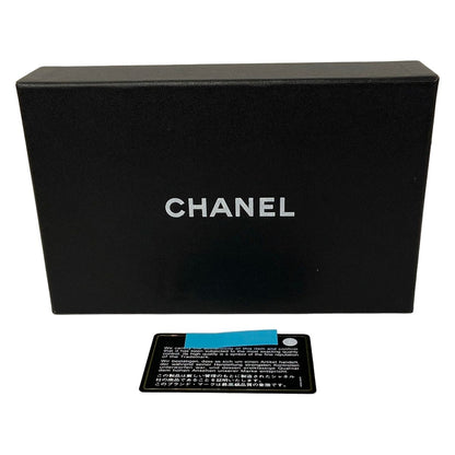 Chanel Wallet Quilted Black CC Logo Lambskin — view 7