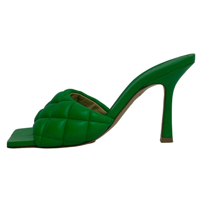 Bottega Veneta Mules 35.5 Green Leather