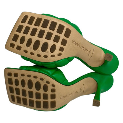 Bottega Veneta Mules 35.5 Green Leather — view 4
