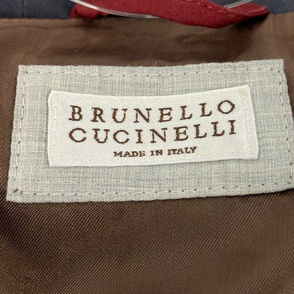 Brunello Cucinelli Coat M Navy Long Sleeve Spring Autumn Zip Up — view 3