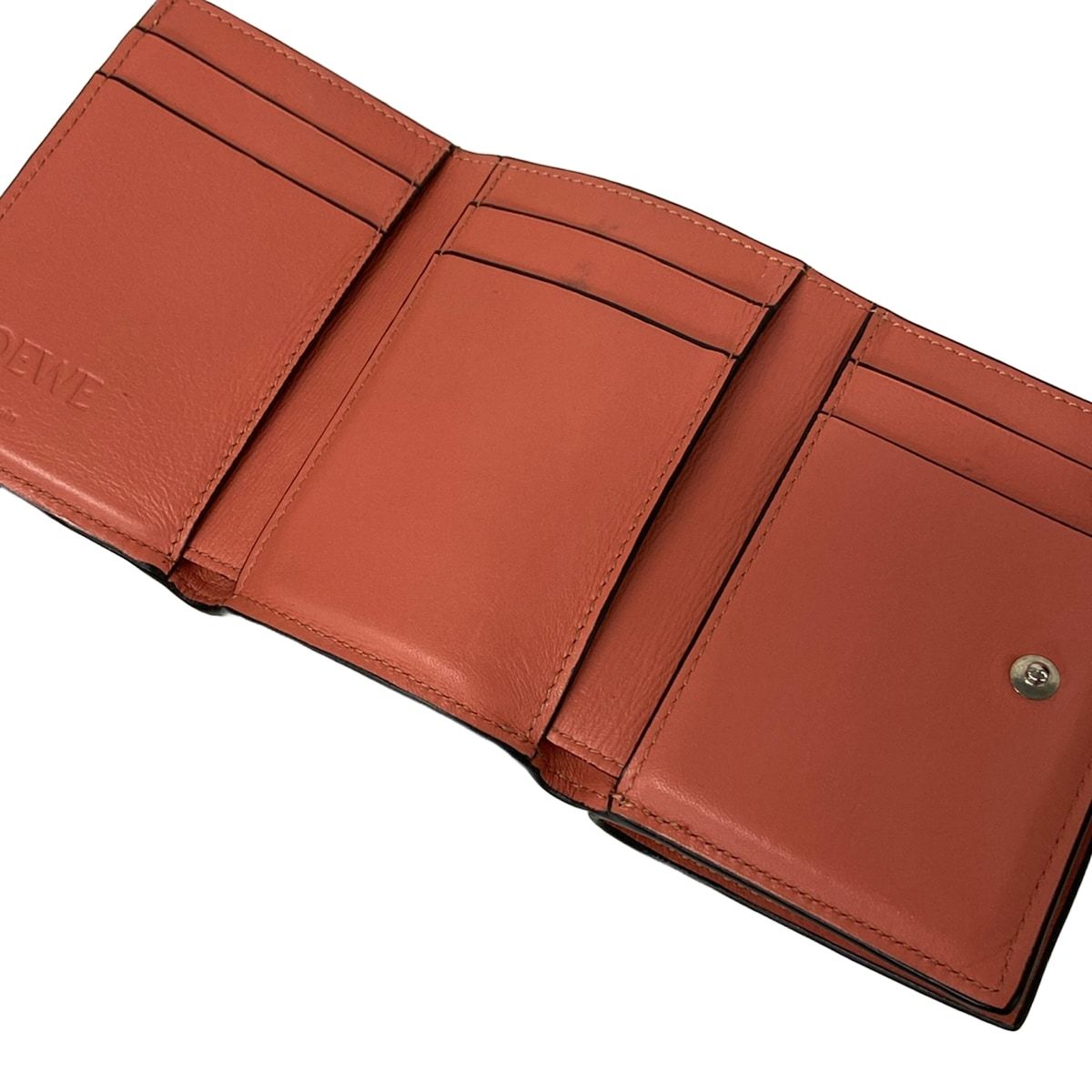 Loewe Trifold Wallet Light Oats Honey — view 3