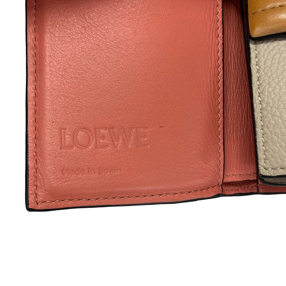 Loewe Trifold Wallet Light Oats Honey — view 5