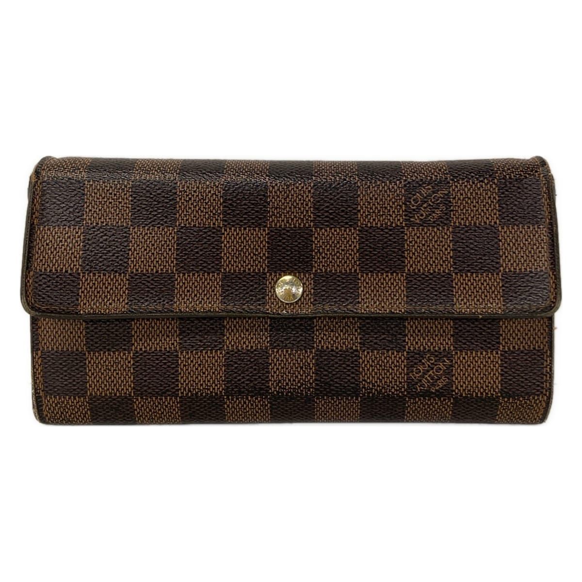 Louis Vuitton Wallet Damier Portefeuille Sarah Nm2 Ebene Initial