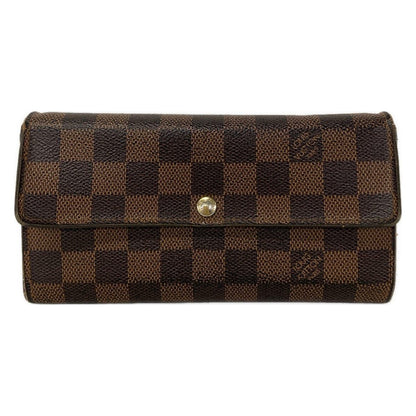 Louis Vuitton Wallet Damier Portefeuille Sarah Nm2 Ebene Initial