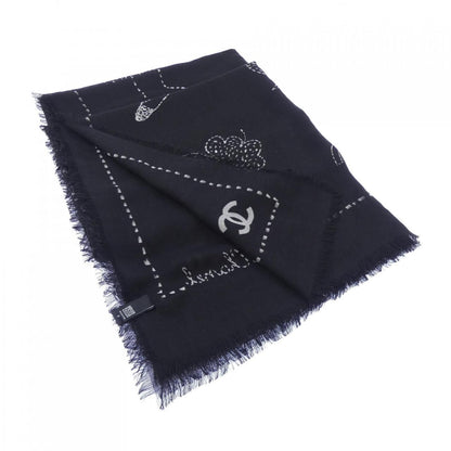 Chanel Stole Scarf Black