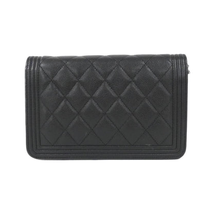 Chanel Line Chain Shoulder Bag Black — view 2