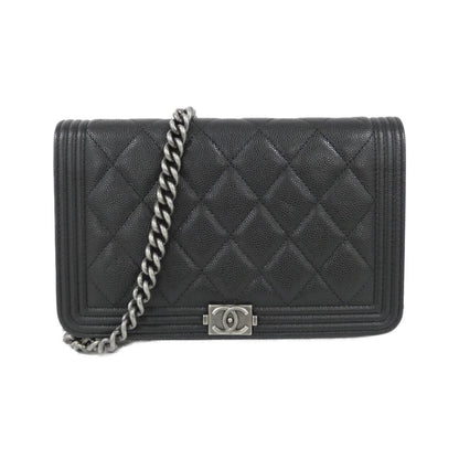 Chanel Line Chain Shoulder Bag Black