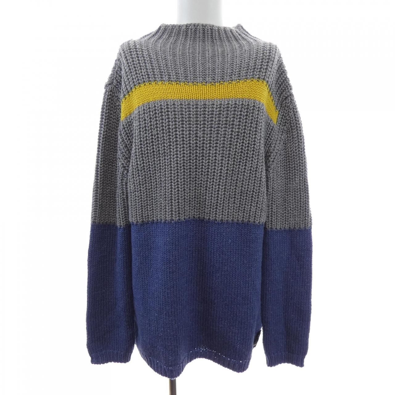 Fendi Knit Sweater Gray