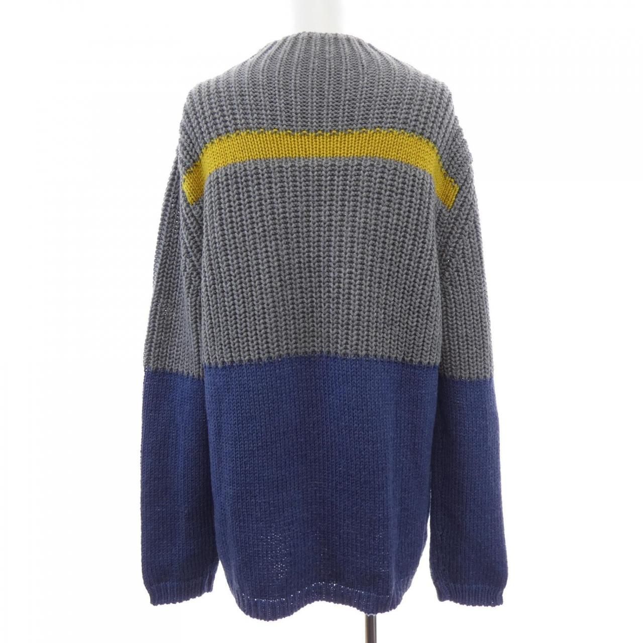 Fendi Knit Sweater Gray — view 2