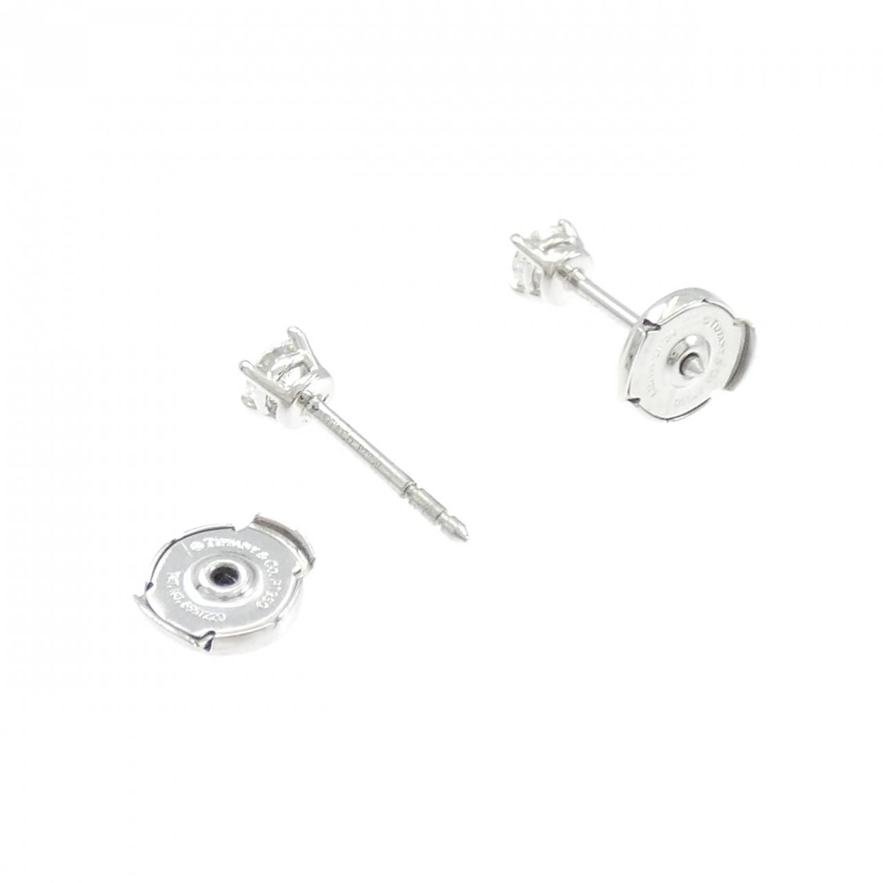 Tiffany & Co Solitaire Earrings — view 3