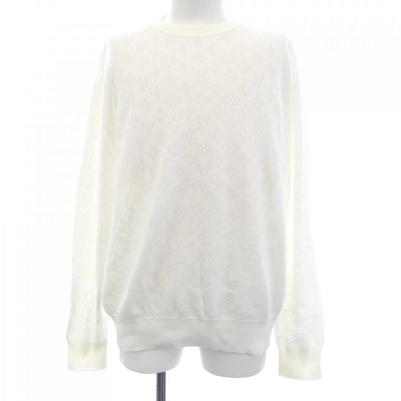 Louis Vuitton Monogram Pointer Cotton Pullover Knit Sweater