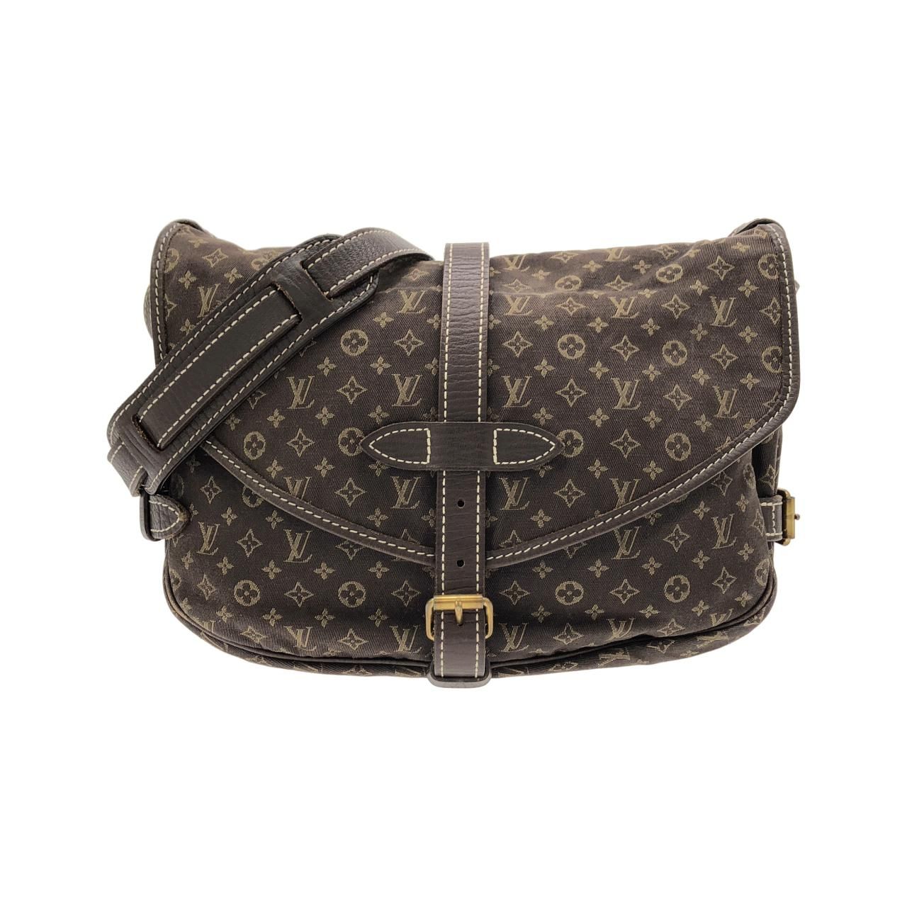 Louis Vuitton Monogram Mini Lin Saumur 30 cm