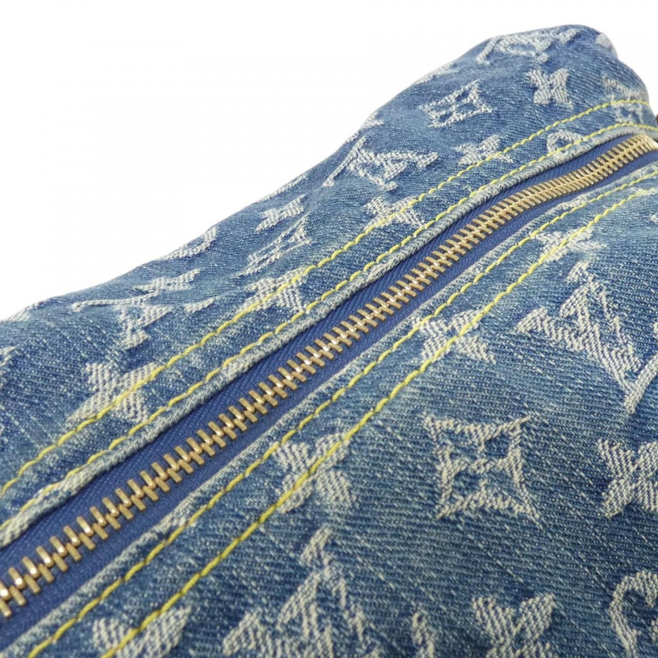 Louis Vuitton Monogram Denim Baggy GM Shoulder Bag — view 4
