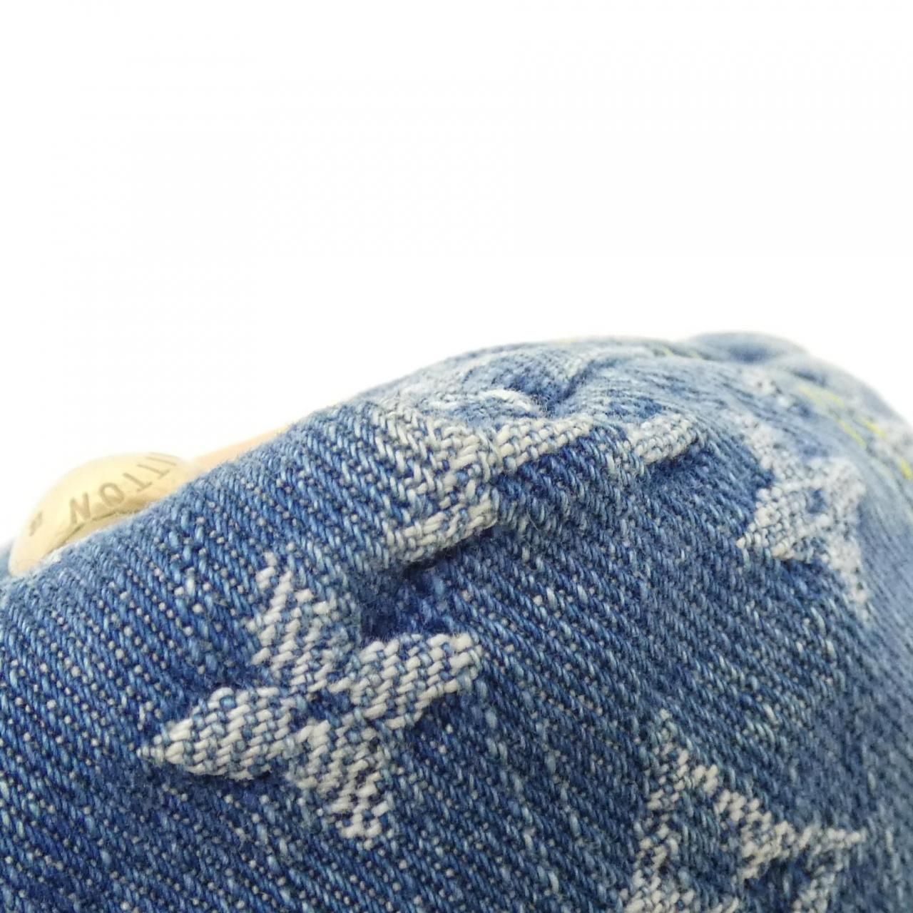 Louis Vuitton Monogram Denim Baggy GM Shoulder Bag — view 3
