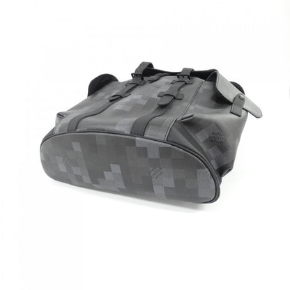 Louis Vuitton Damoflage Black Christopher MM Backpack — view 3