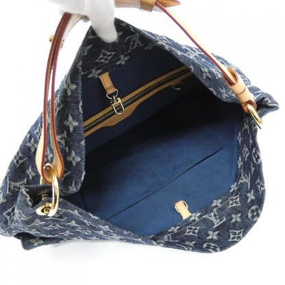 Louis Vuitton Monogram Denim Daily GM Shoulder Bag — view 8