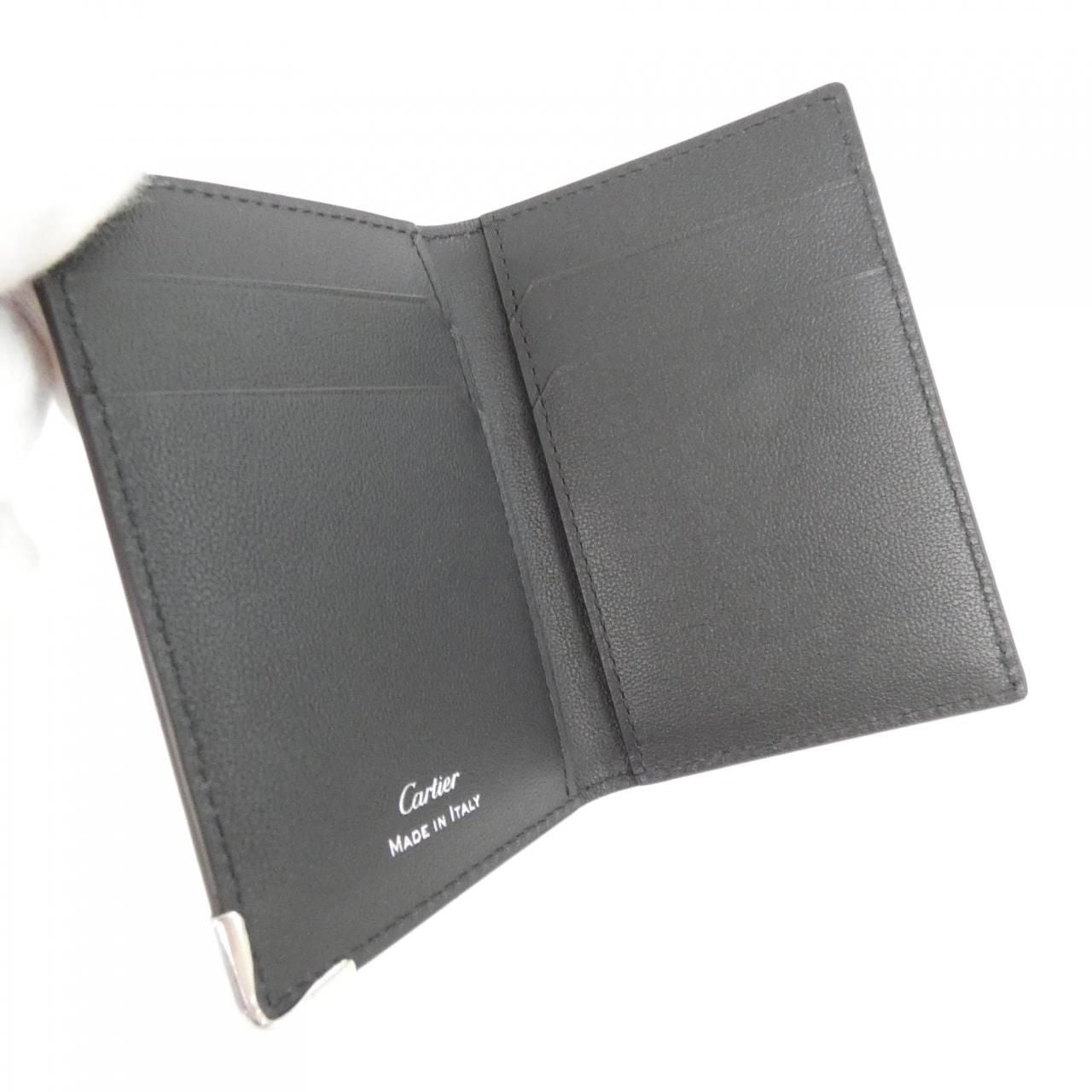 Cartier Card Case Card Holders Black — view 3