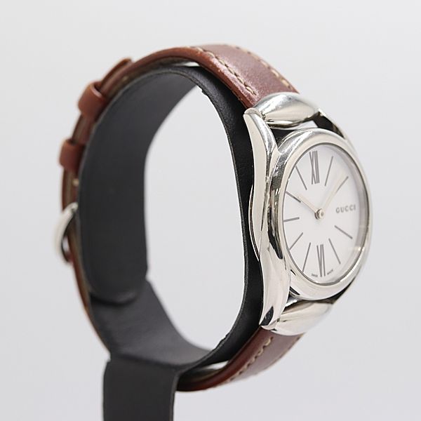 Gucci Horsebit 140.5 SS Quartz White Dial Watch — view 2