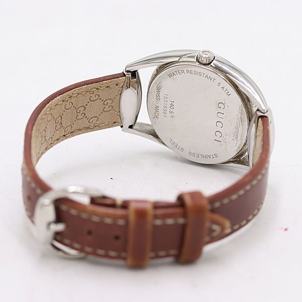 Gucci Horsebit 140.5 SS Quartz White Dial Watch — view 4