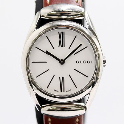 Gucci Horsebit 140.5 SS Quartz White Dial Watch